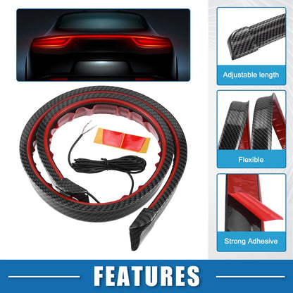 Car Spoiler with Red LED Light