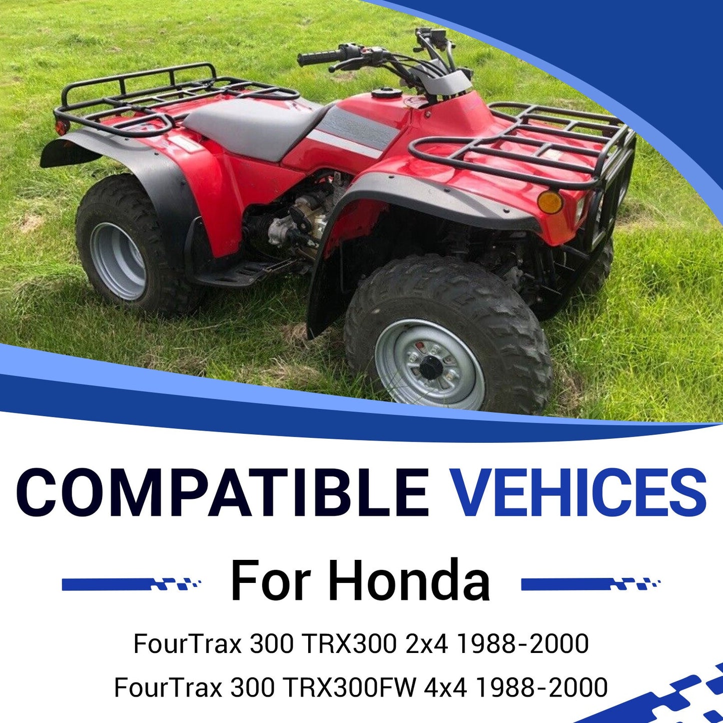 Handlebar for Honda Fourtrax 300 TRX300 FW (1988–2000)