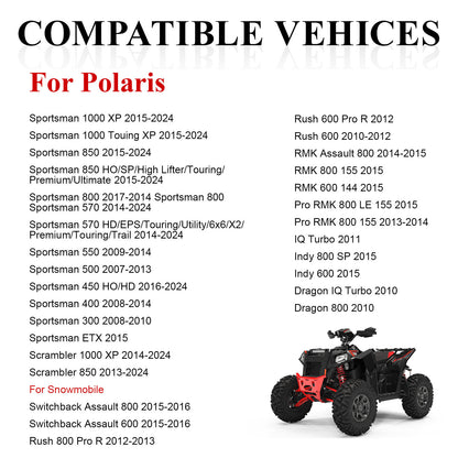 2 Hand Guards & Mount Brackets for Polaris Scrambler Sportsman 850 XP (2015–2023)