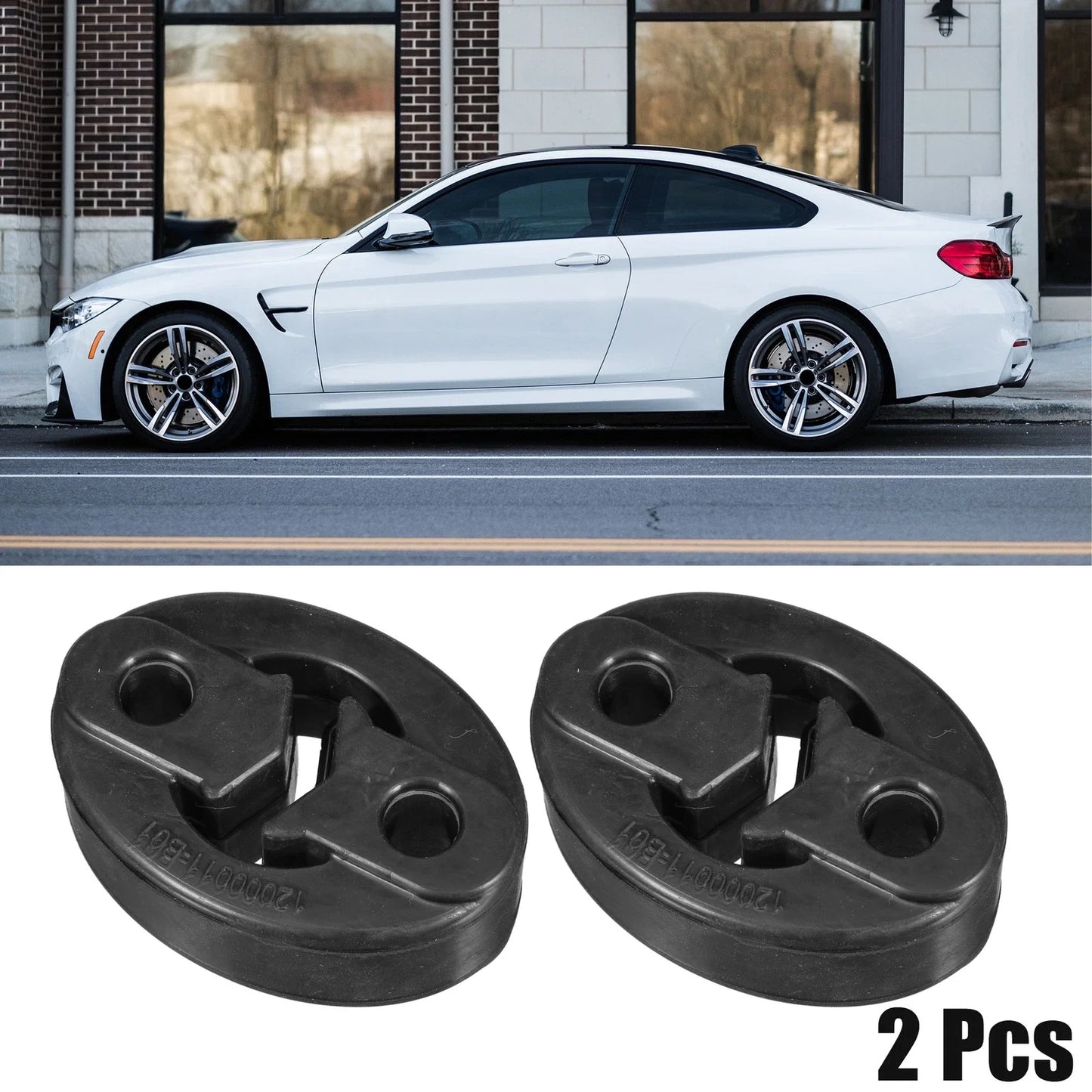 Muffler Exhaust Hanger Bushing Rubber Mount Bracket for Chevrolet