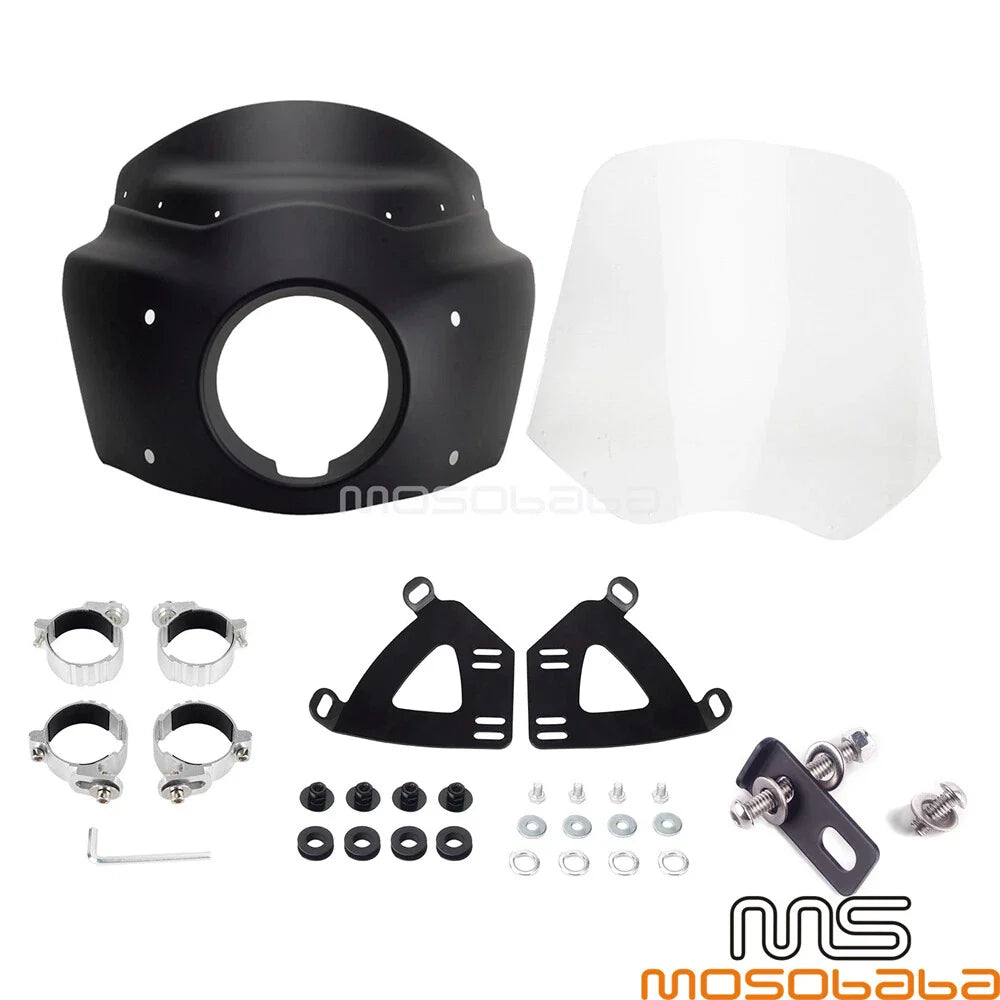 Headlight Fairing & Windshield for Harley Softail Standard FXST