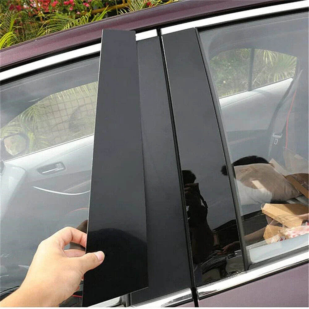 6 x Pillar Posts Covers Door Trim Black for Range Rover Sport (2014–2022)