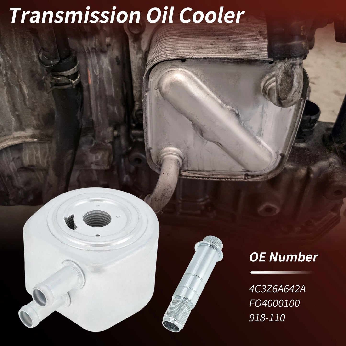 Engine Oil Cooler for Ford F150 F250 F350 F450 F550 Excursion (2004–2008) No. 4C3Z6A642A