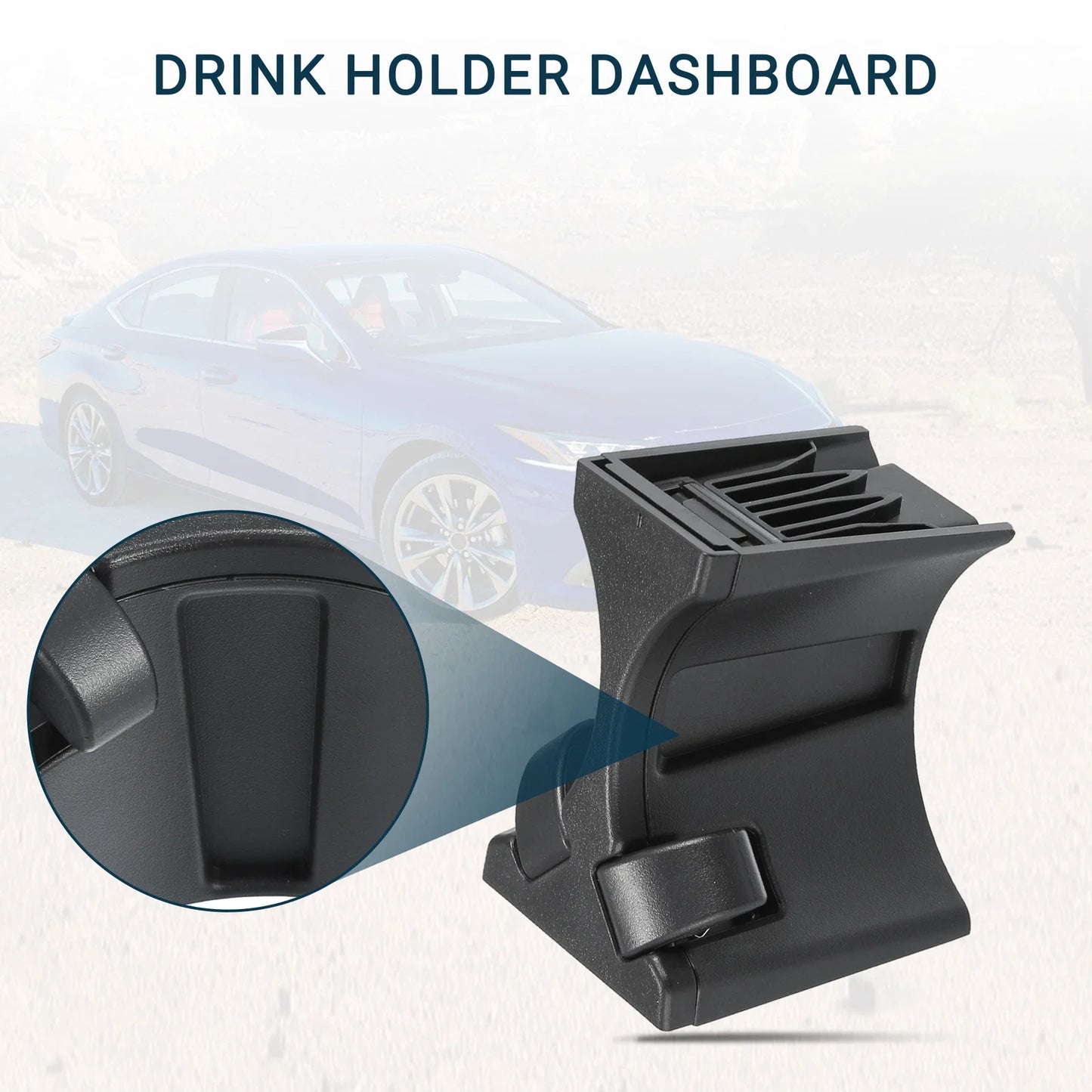 Cup Holder for LEXUS ES350 2007-2012 Drink Holder Black 1 x Pcs