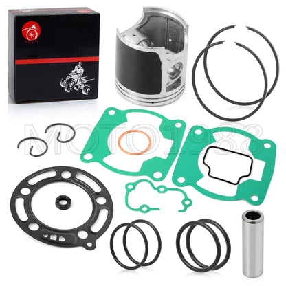 Top End Rebuild Kit Piston Bearing Ring Gasket for Kawasaki KX100 (1995–2013)