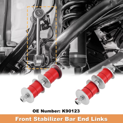 2X Front Sway Bar Links K90123 for Acura Integra, Honda Civic, CRX, Prelude