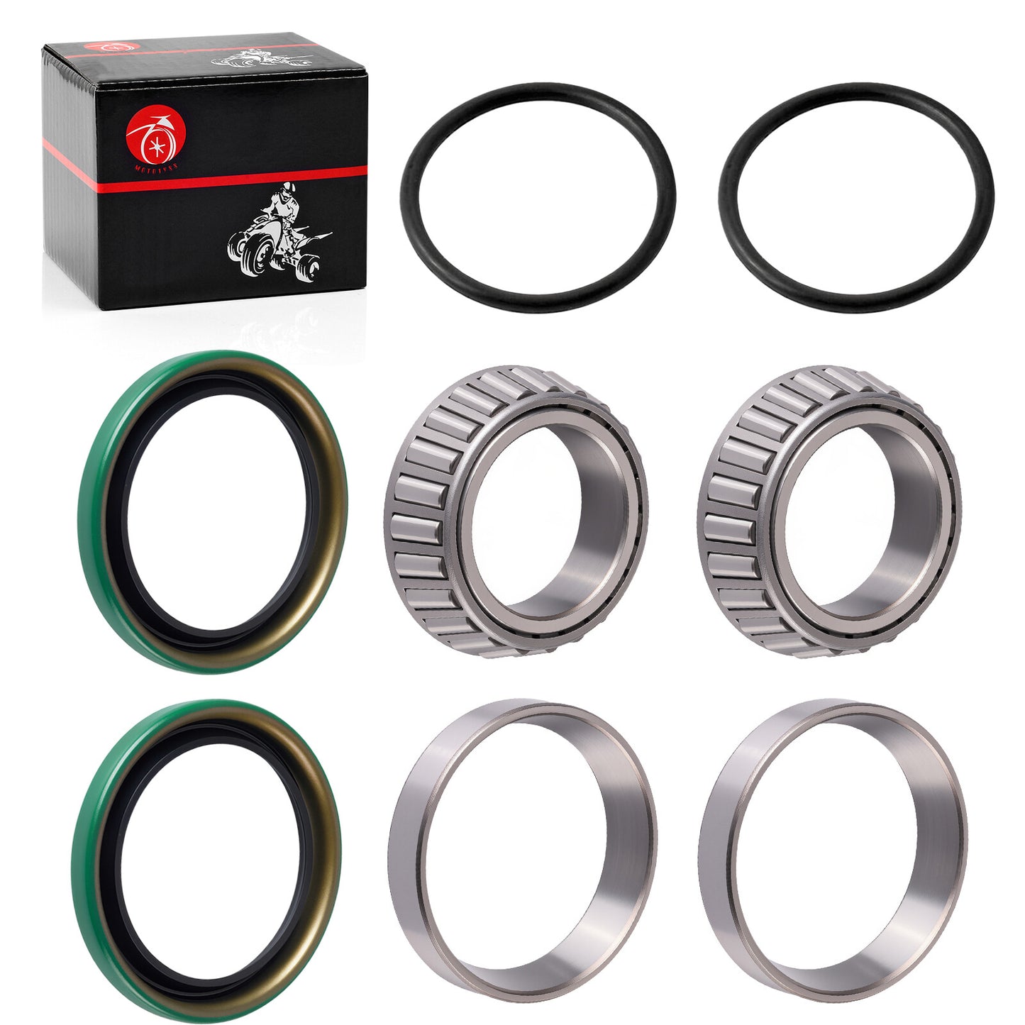 Rear Hub Bearing Seal Repair Kit for Polaris Scrambler 400 500 (1999–2007)