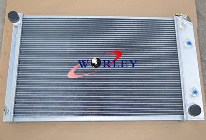 3-Row Aluminum Radiator for Chevy Camaro/Nova/Chevelle (1970–1981)