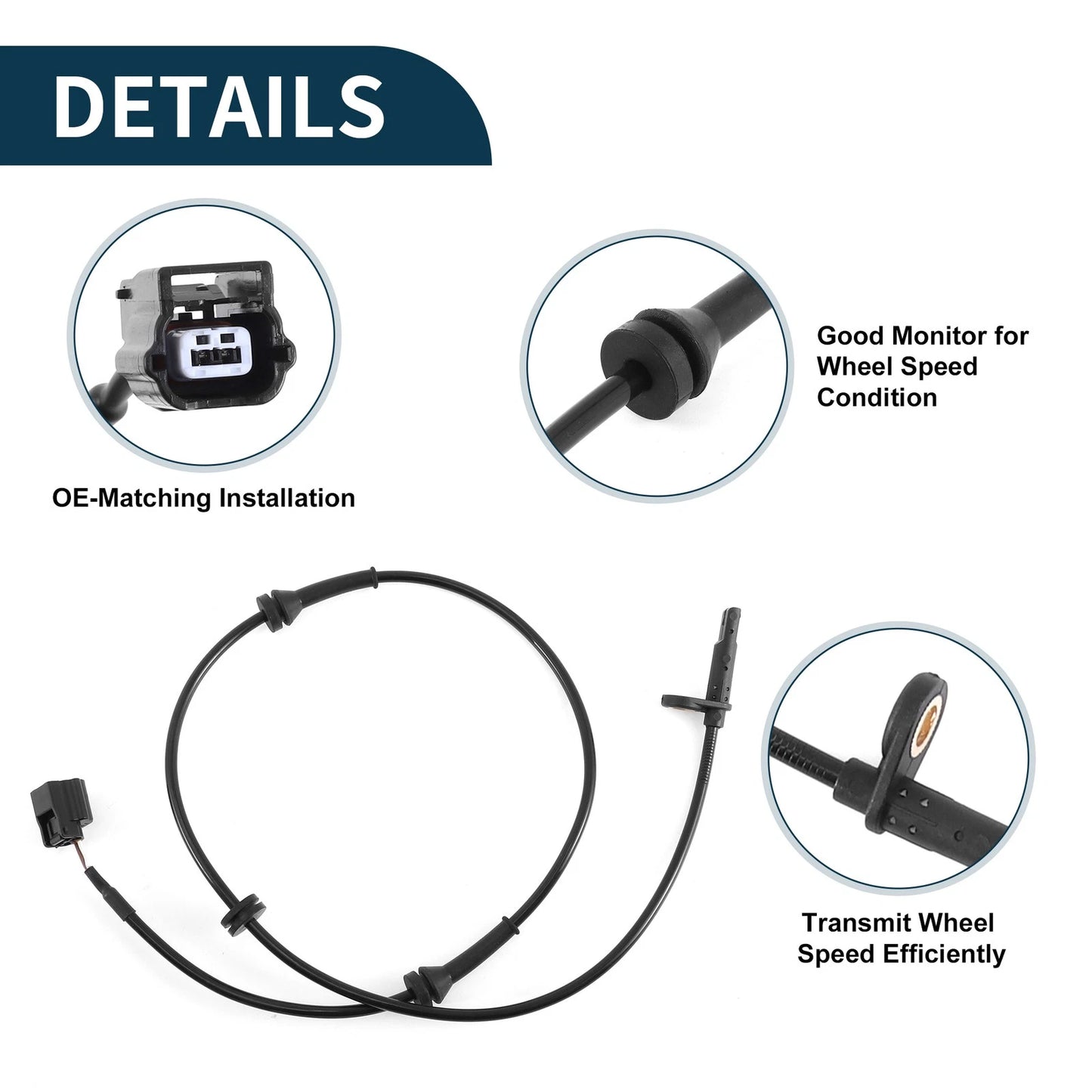 ABS Wheel Speed Sensor No. 47910-3JA0A for Nissan Pathfinder (2013–2020)