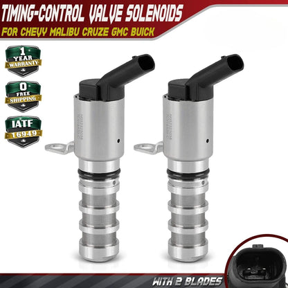 2x Engine VVT Solenoid for Chevy Malibu Cruze GMC Buick (2004–2016)