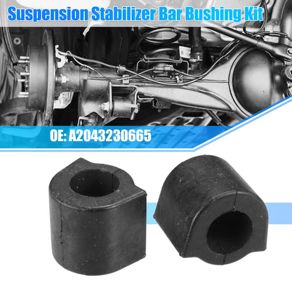 2X Suspension Stabilizer Bar Bushings No.A2043230665 for Mercedes-Benz