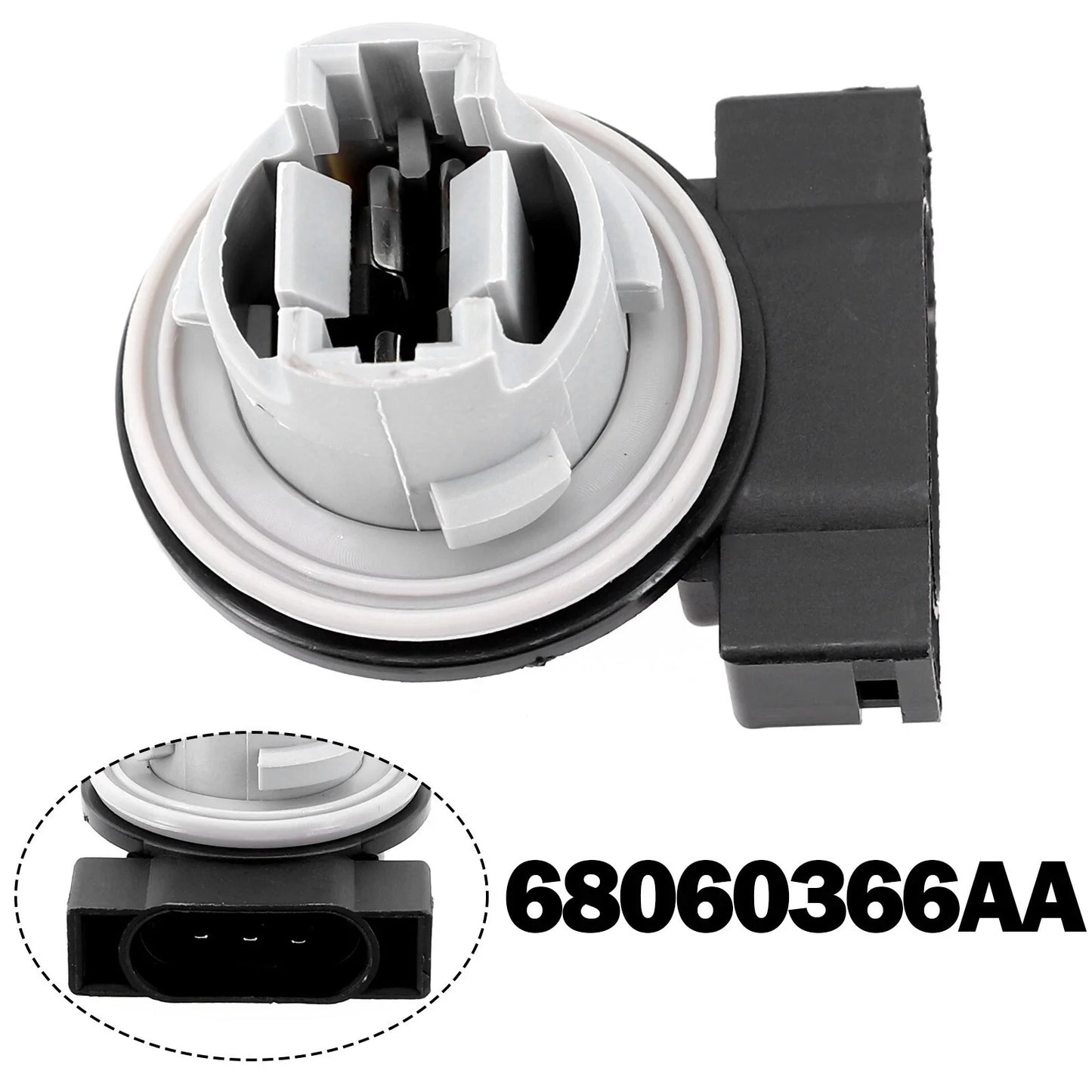 Heat Sink Turn Side Lamp Socket for Dodge Jeep Chrysler