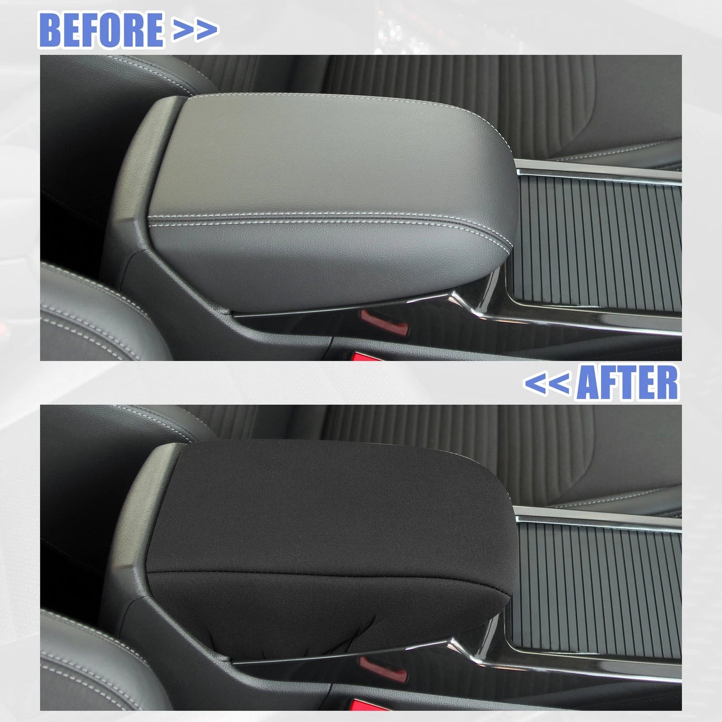 Center Console Armrest Box Cover for Toyota Corolla (2013–2023) Black