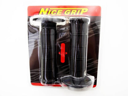 Set of 2 Black Hand Grips for Kawasaki KX250