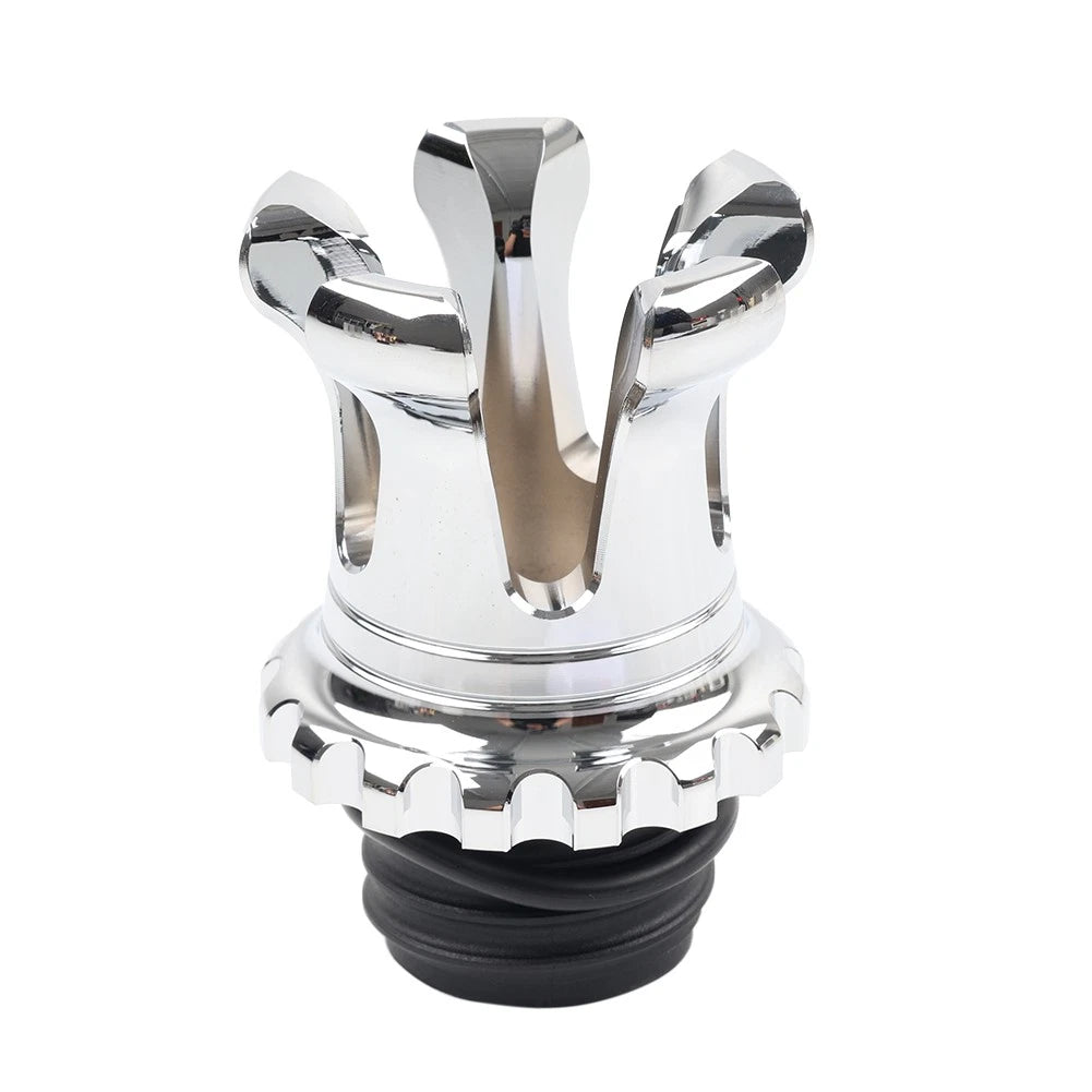 Vented Fuel Tank Gas Cap for Harley Sportster Dyna Softail Touring (–2023)