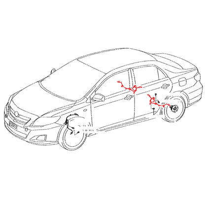 Skid Control Sensor Wire Set for Toyota Corolla Altis (2014–2020)