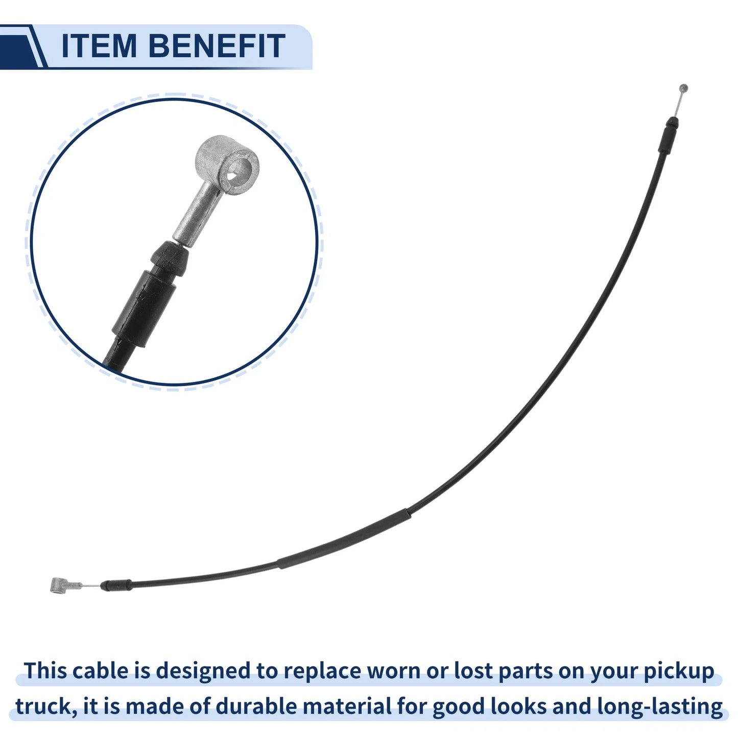 Hood Latch Release Cable for Hyundai Tucson (2005–2009) No. 811902E100