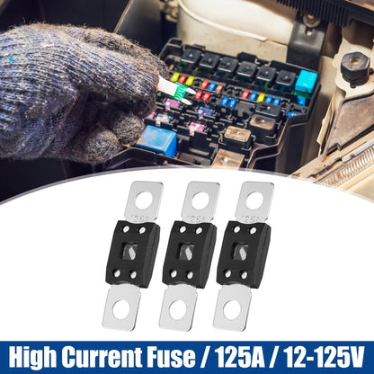 3X 125A 12V High Current Fuse for Car Boat Motorcycle (Audio CDs)