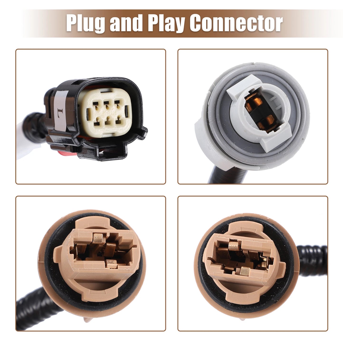 Set of 1 Tail Light Lamp Wiring Harness for Chevrolet GMC Sierra