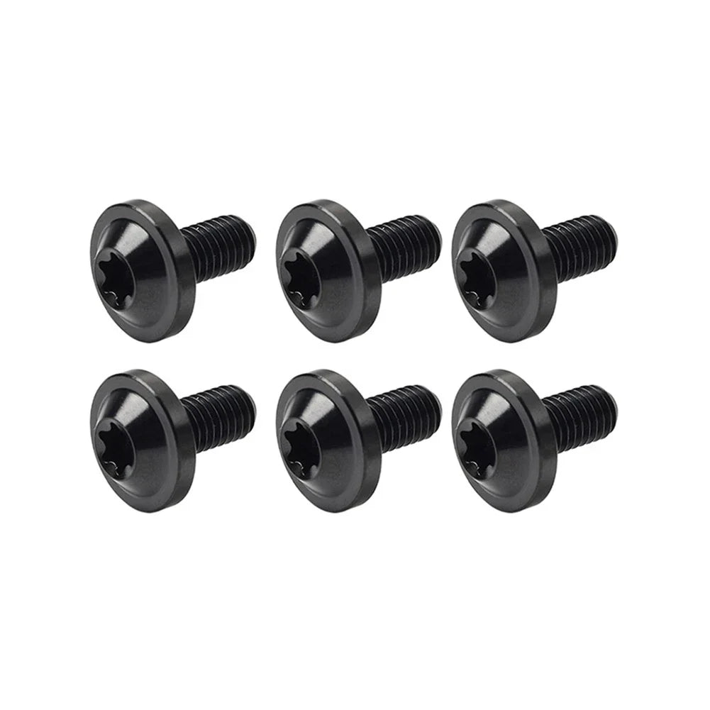 6pcs M6x10mm Titanium Alloy Torx Head Bolts for Bike Motorcycle