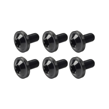 6pcs M6x10mm Titanium Alloy Torx Head Bolts for Bike Motorcycle