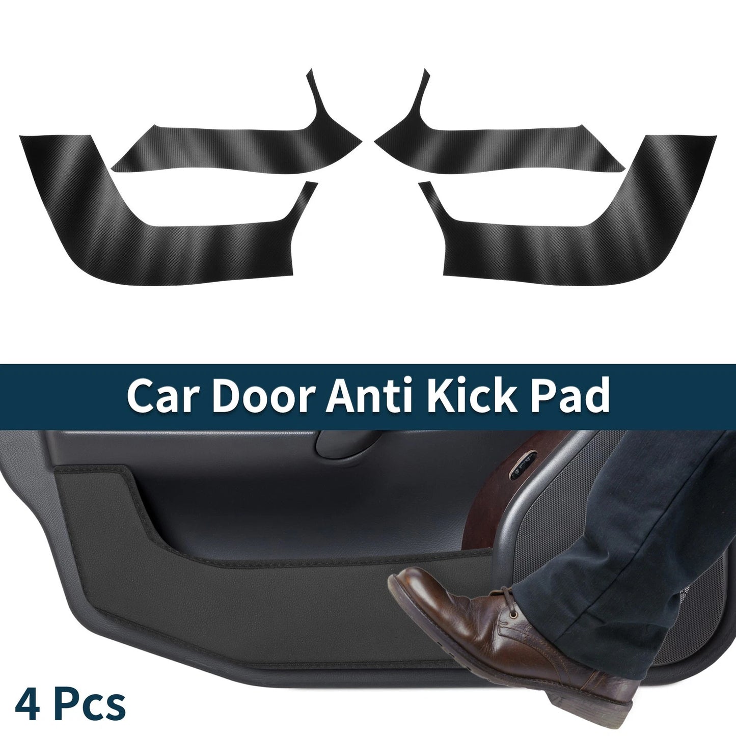 Faux Leather Anti Kick Pad Sticker for Daihatsu New Rocky (A200/A210)