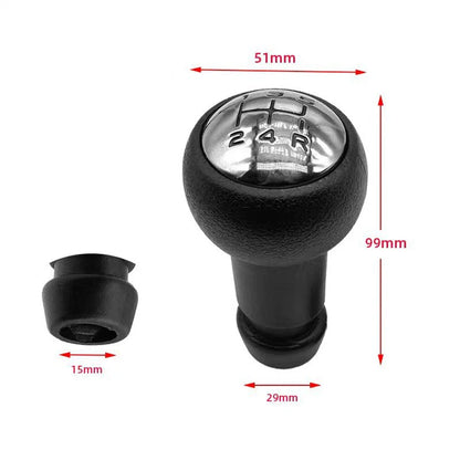 5 Speed ABS Manual Gear Shift Knob for Peugeot 106 205 206 306 Citroen C2 C3 C4 (1991-2010)