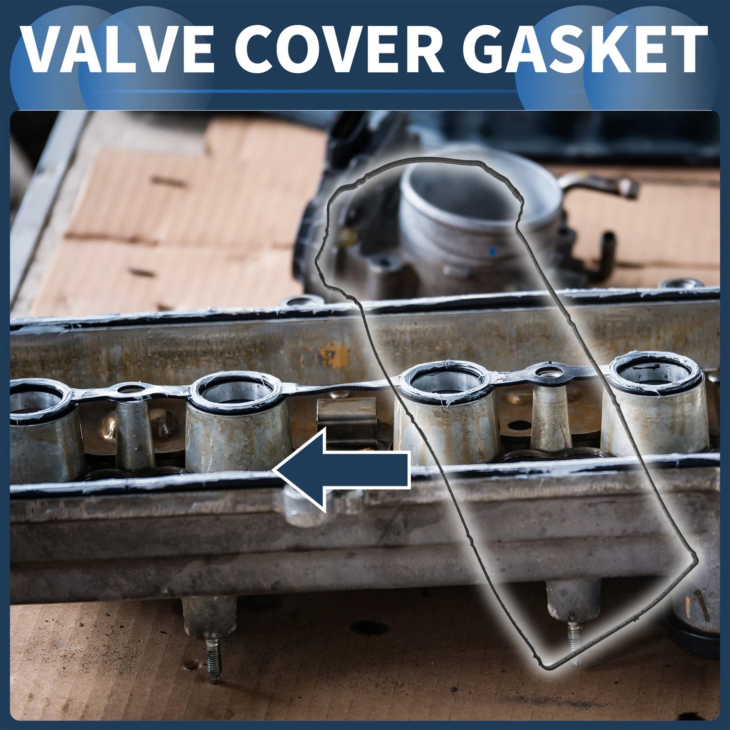 Valve Cover Gasket No.LF0210230 for Ford Escape (2005–2019)
