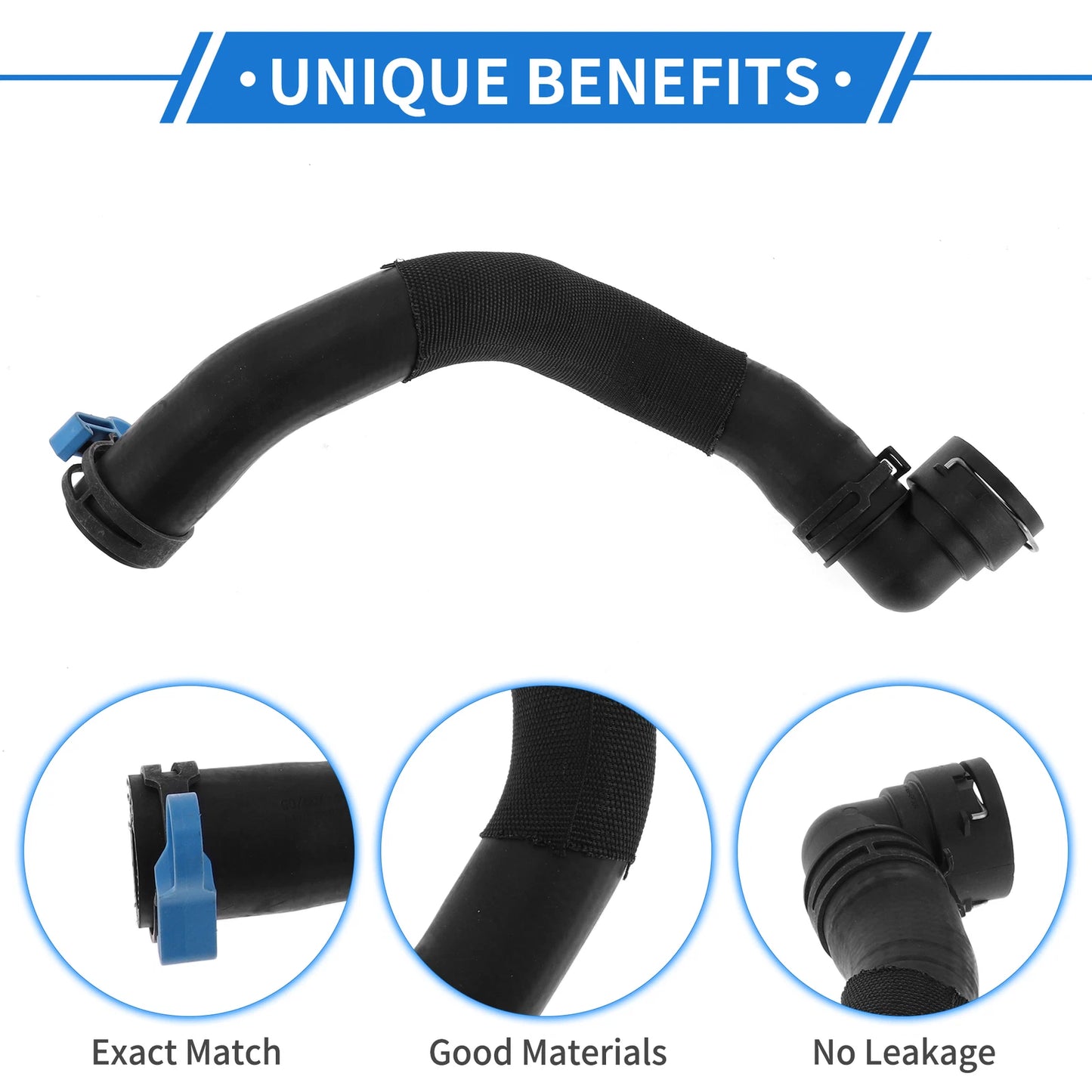 Radiator Hose for Land Rover Range Rover Sport 3.0L (2010–2013) No.LR095544 Rubber