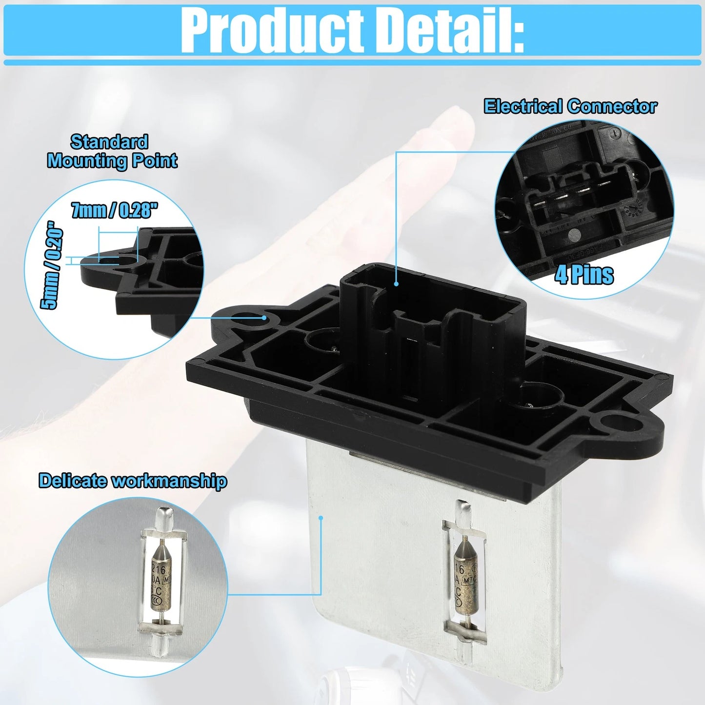 HVAC Blower Motor Resistor for Subaru (72226FG001)