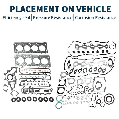 Cylinder Head Gasket Kit Set of 1 for Toyota 1VD (No. 0411151030/0411151040)