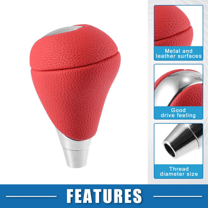 Gear Shift Knob for Lexus Toyota (Red Silver Tone)