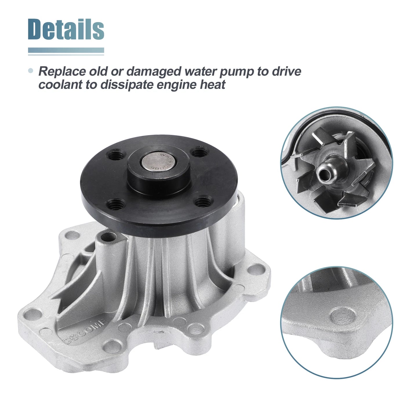 Water Pump Assembly 161000H040 for Scion XB L4 2.4L (2008–2015)