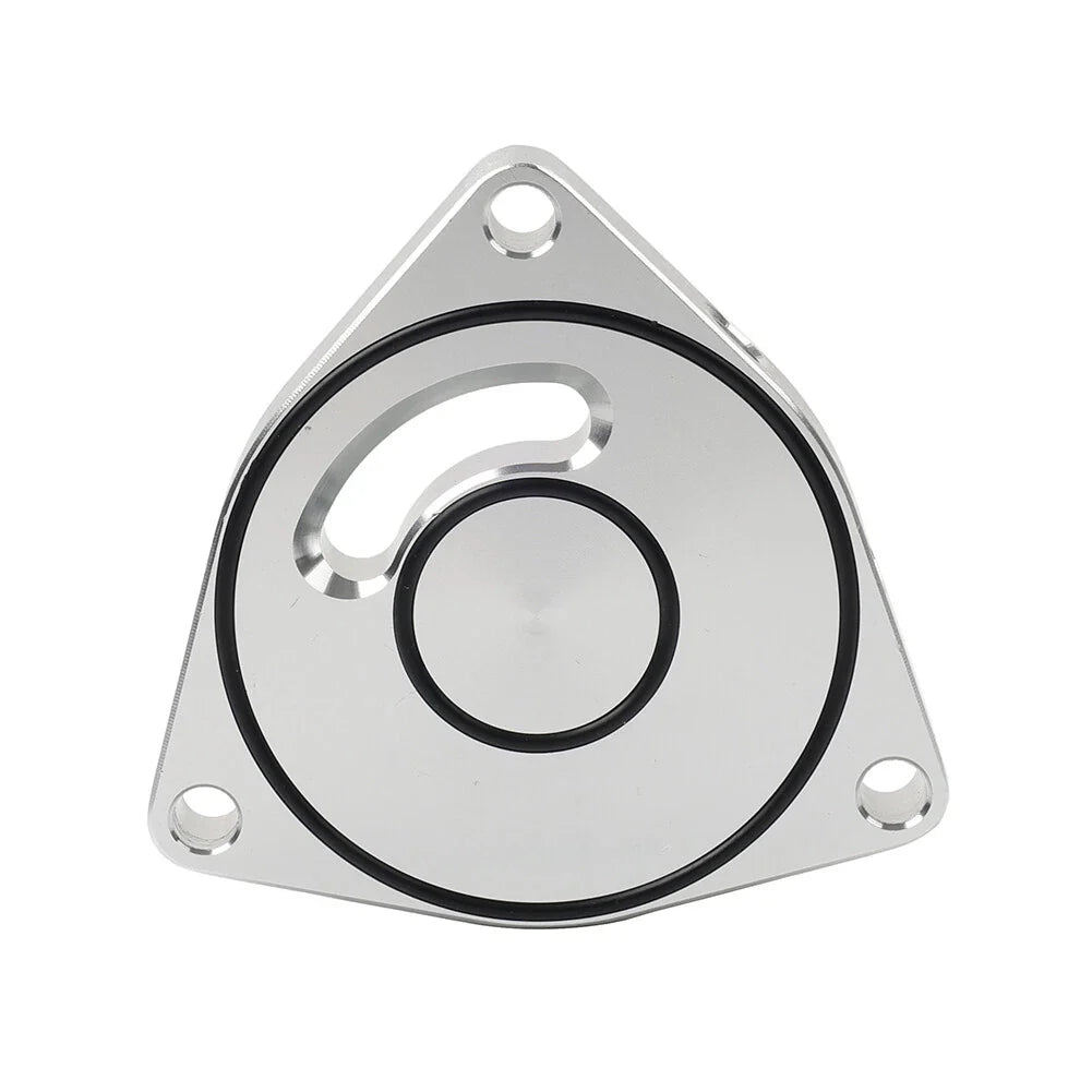 Silver Turbo Blow Off Valve BOV Plate Spacer for Honda Civic (2015-2021)