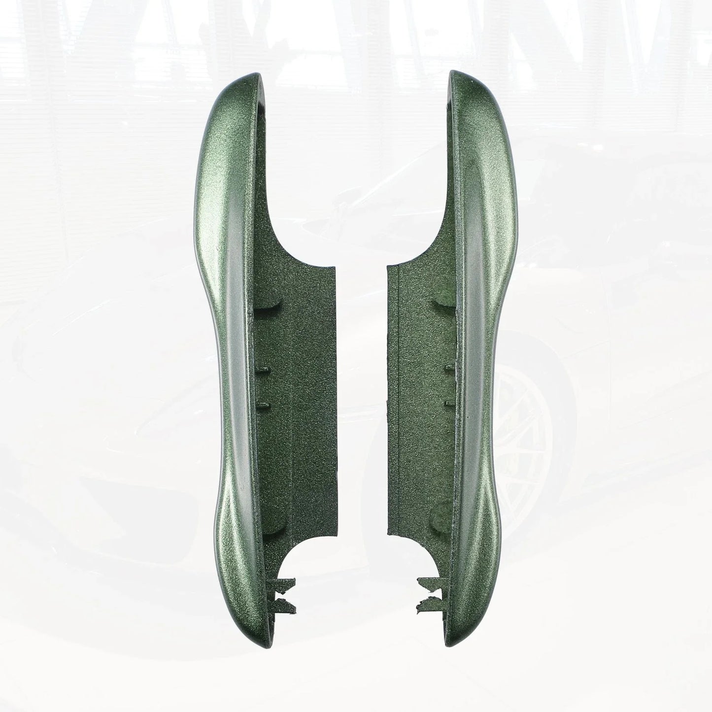 Car Remote Key Side Cover Case Set for Porsche Taycan 911 (2020-2021) Green