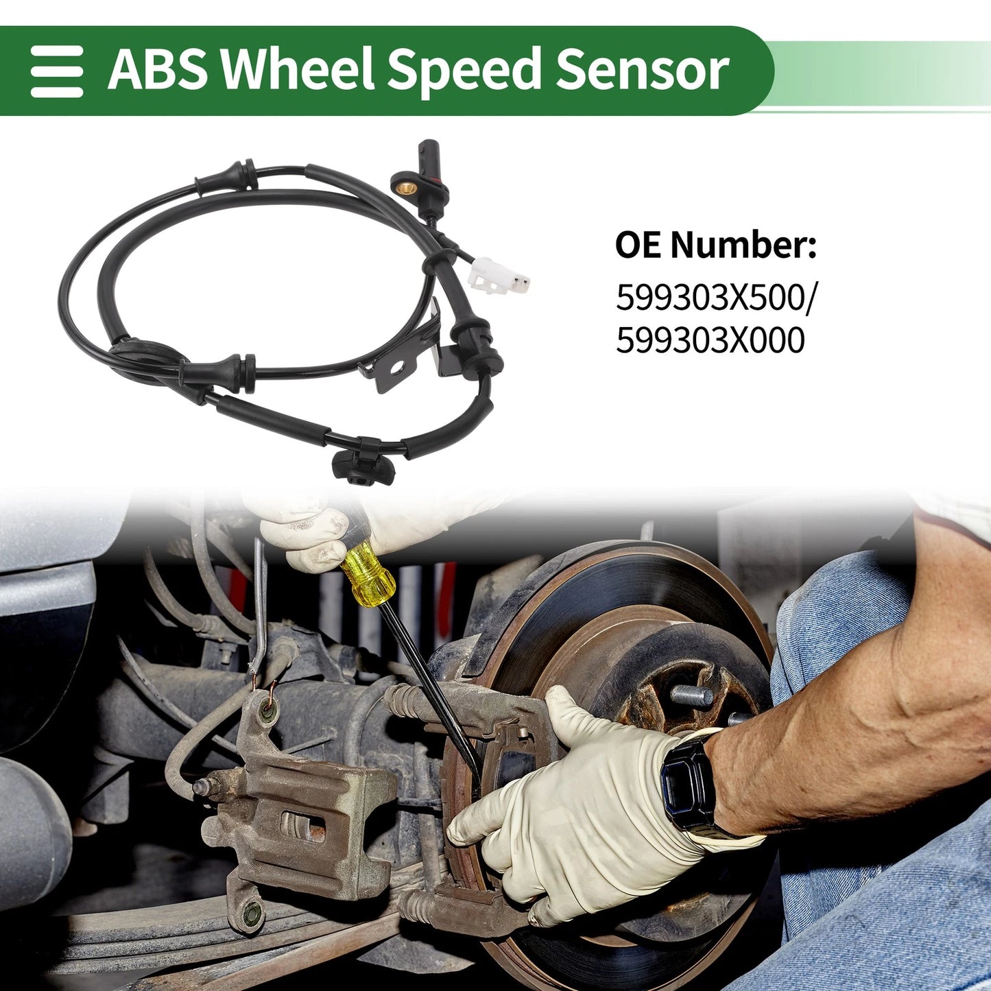 ABS Wheel Speed Sensor No. 599303X500 for Hyundai Elantra (2013–2014)