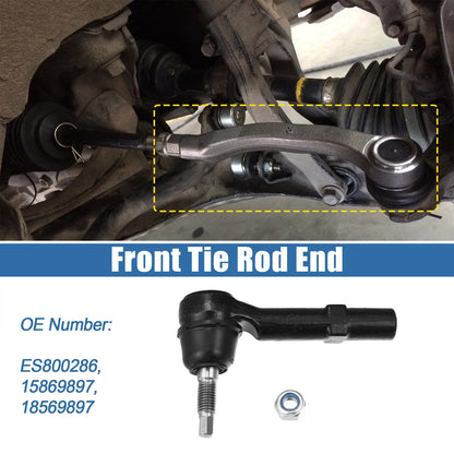 2X Front Links Suspension Steering Tie Rod End ES800286 for Buick Enclave (2008–2017)
