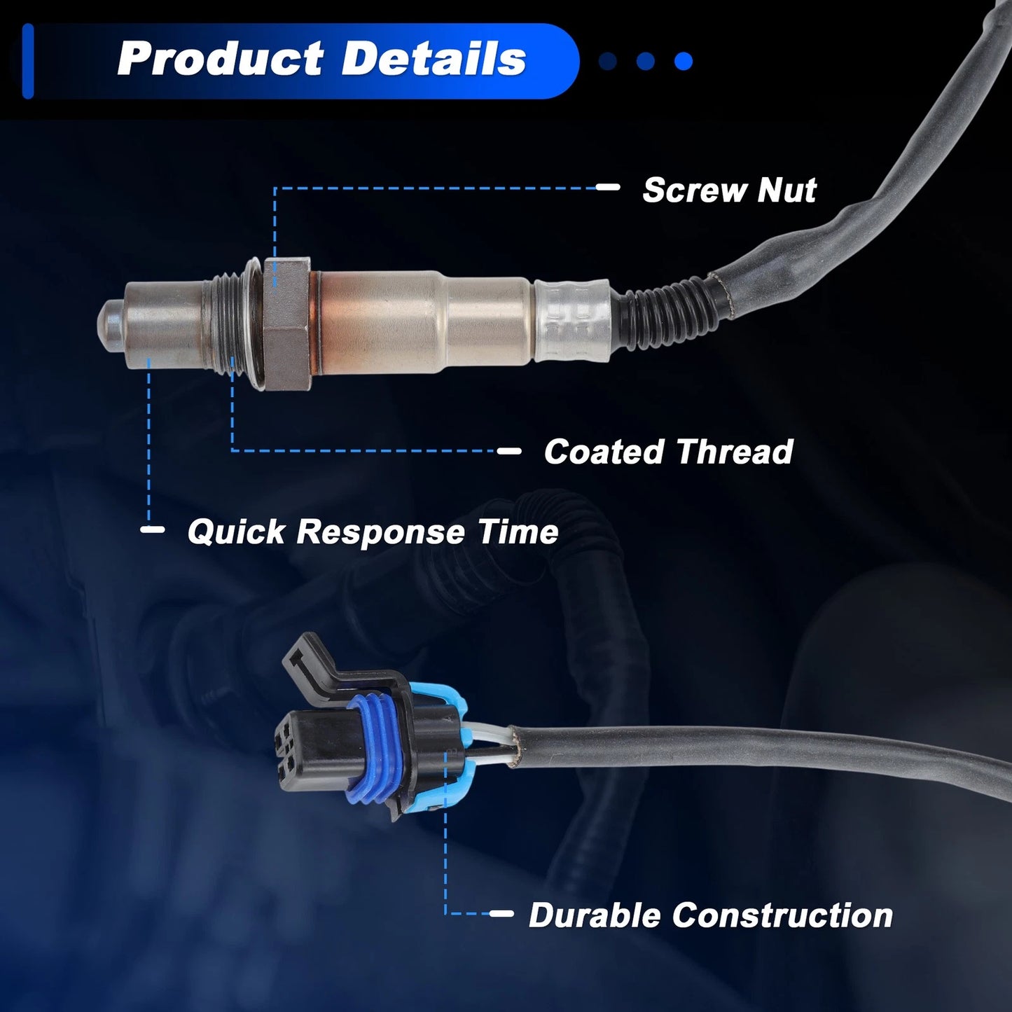 Oxygen Sensor Set of 2 for Cadillac CTS V6 3.6L (2005–2019)