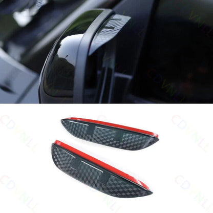 ABS Carbon Fiber Rear View Door Mirror for Mitsubishi Pajero Montero (2006–2019)