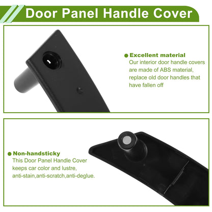 Door Panel Handle Pull Trim Cover for VW Beetle (1998–2010) No. 1C0867171A2QL Black