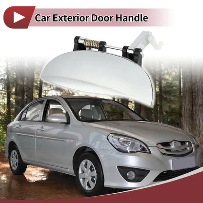 Car Exterior Door Handle for Hyundai Atos (2000–2008) No. 8365002100 Silver Tone