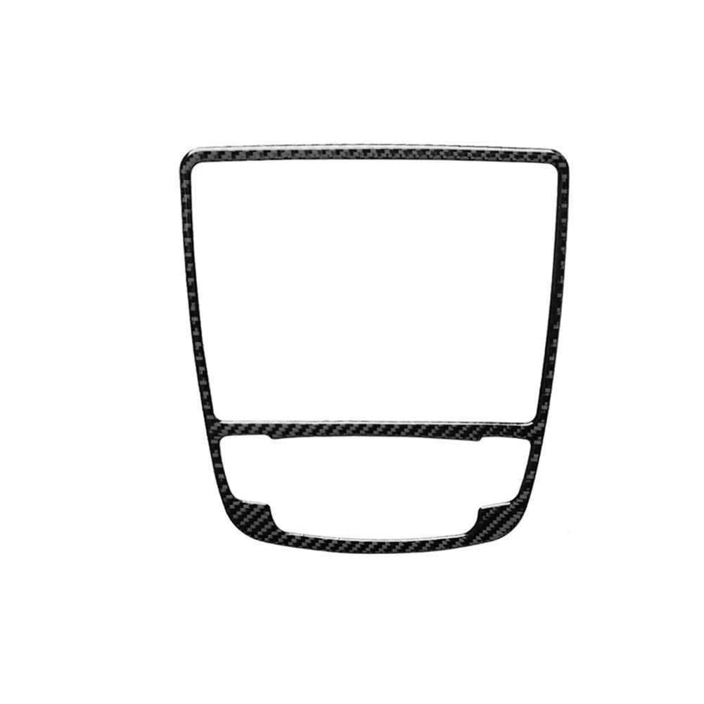 Carbon Fiber Dashboard Instrument Frame Cover Trim for Audi Q5 SQ5 (2018–2022)