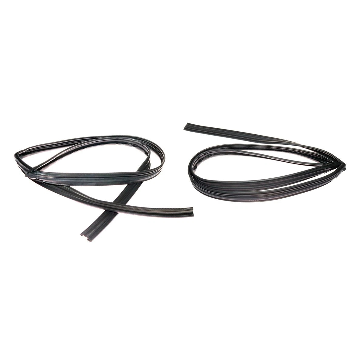 Set of 2 Rear Door Glass Run Channels for Honda Civic 3D Hatchback (2006–2011)