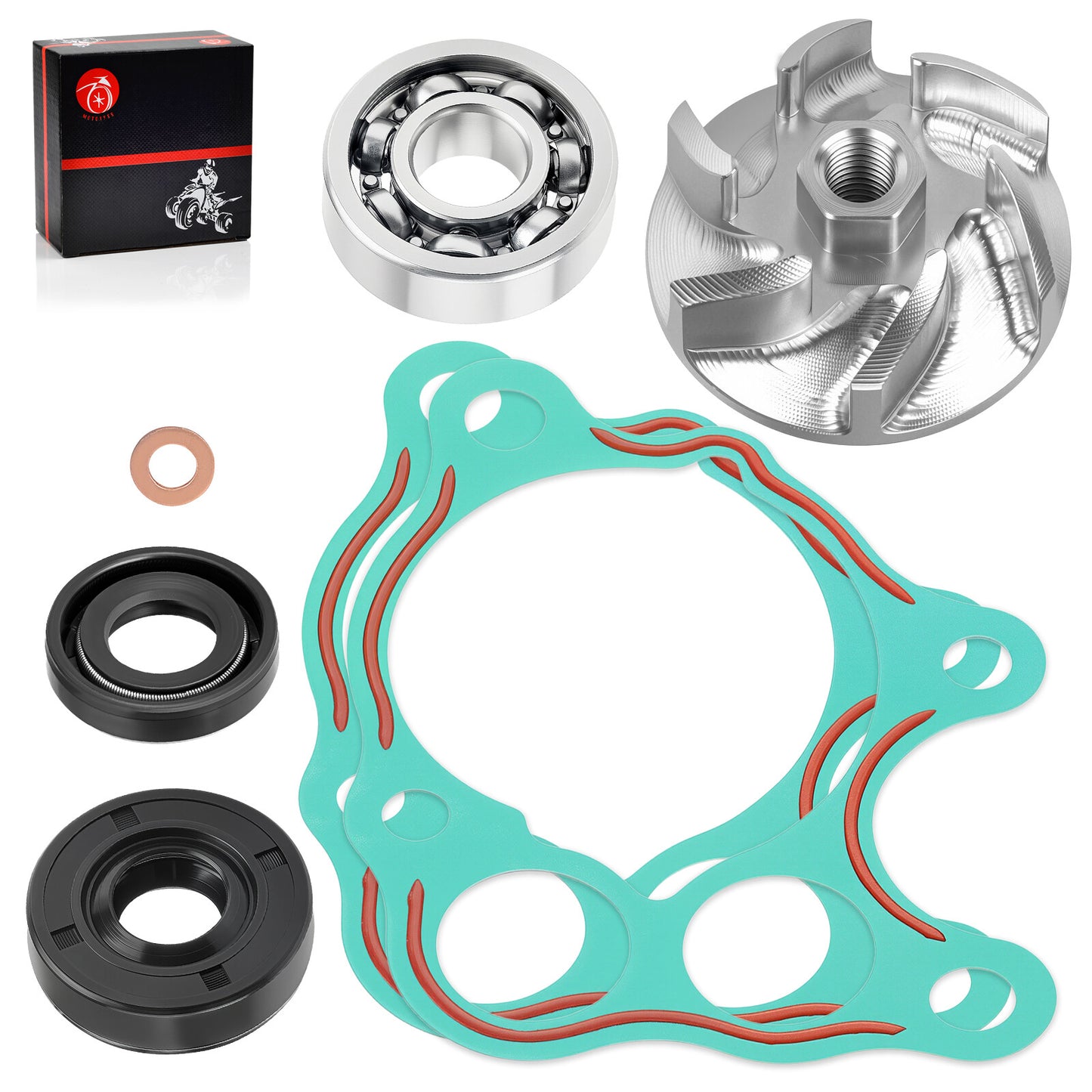 Water Pump Impeller Gasket Kit for Honda CR500R (1986–2001)