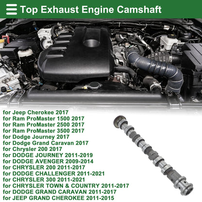Exhaust Engine Camshaft for Jeep Cherokee (2017) No. 5184377AG