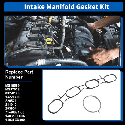Intake Manifold Gasket Set MS19599/MS97038 for Nissan NV200 (2013–2021)