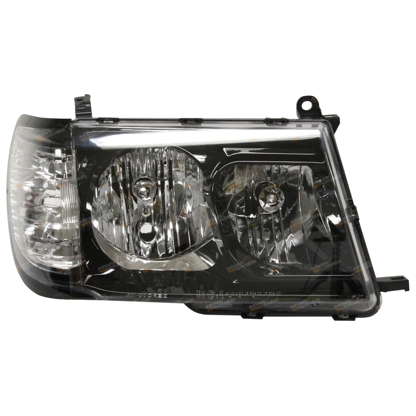2 x BLACK Altezza HeadLights LH+RH for Toyota Landcruiser (1998–2005)