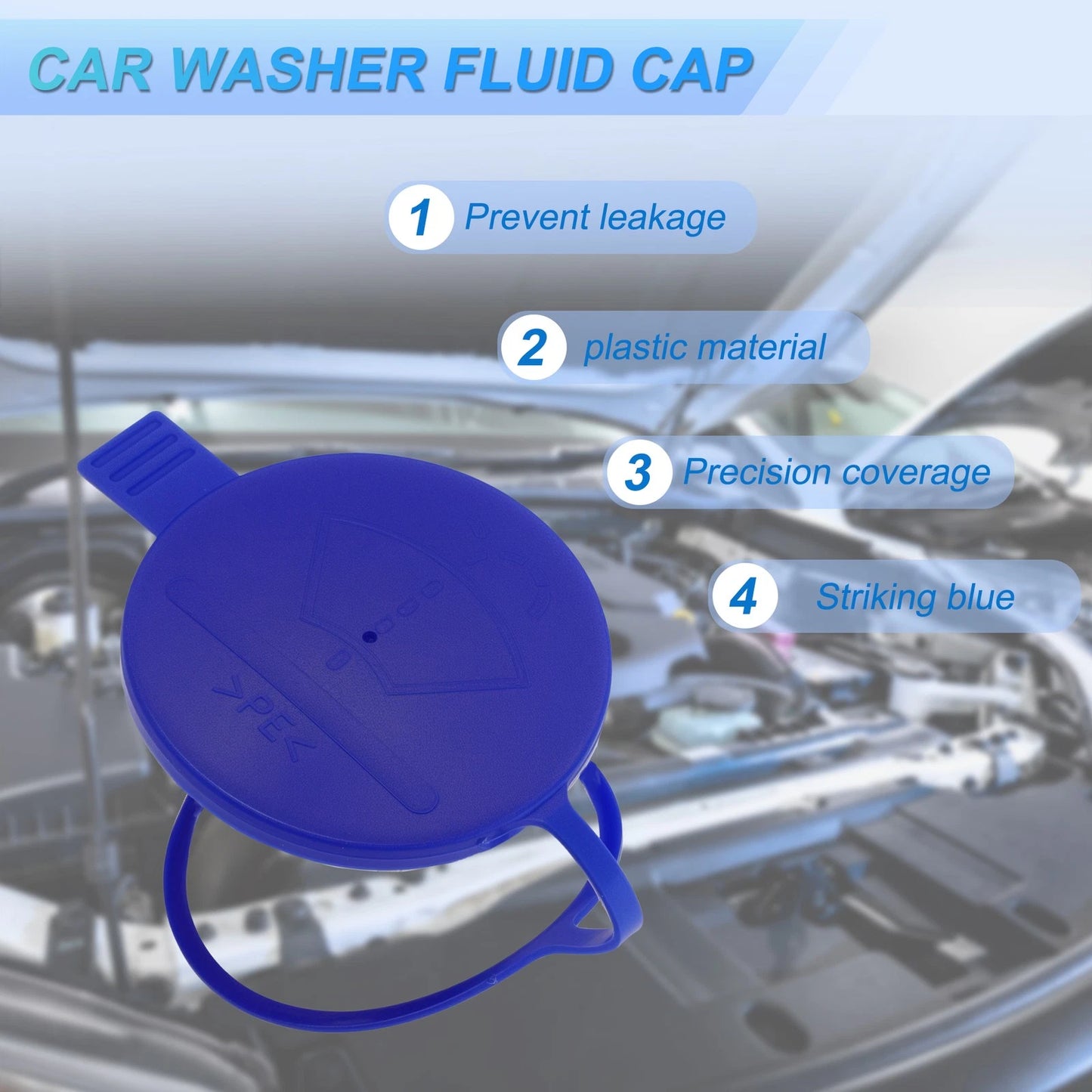 Washer Fluid Cap for Mercedes-Benz Viano W639 (2003–2014) No.A9068690072 Blue