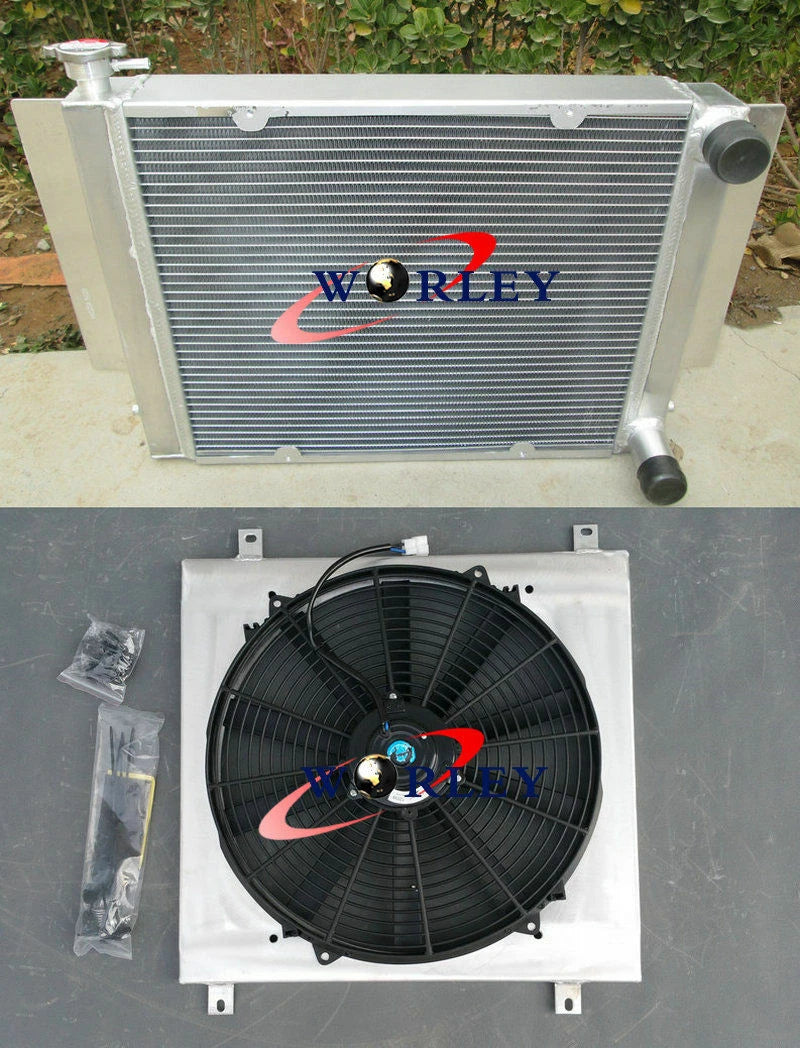 Radiator Shroud Fan & Oil Cooler for Mazda RX2 RX3 RX4 RX5 RX7 (1970–1985)