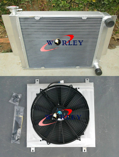 Radiator Shroud Fan & Oil Cooler for Mazda RX2 RX3 RX4 RX5 RX7 (1970–1985)